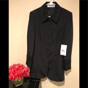 The Bonnie Roseman Collection Silk Dress Coat